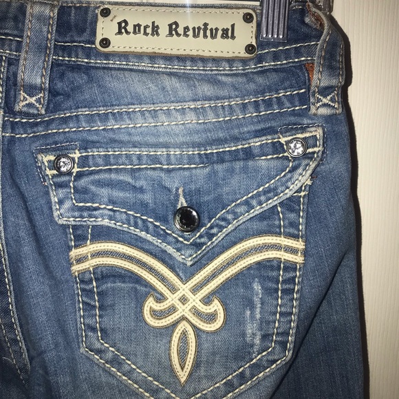 Rock Revival Elaine Boot Jeans Size 29 - Picture 5 of 6
